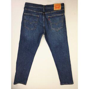 Levis Size 36X32 Mens 502 Blue Denim 5 Pocket Logo Tag Jeans